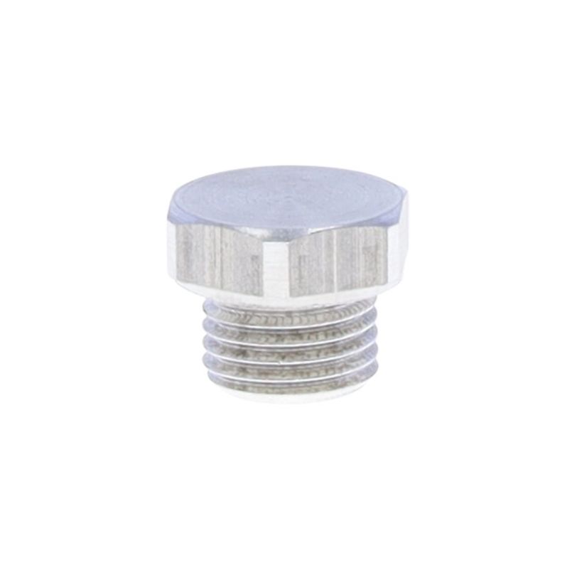 Aluminium alloy screw plug with hexagon head