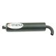 Aluminium Silencer 60x250 mm with Internal Mouth Ø 20 mm per 50-80 cc