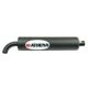 Aluminium Silencer 60x250 mm with Internal Mouth Ø 22 mm per 50-80 cc