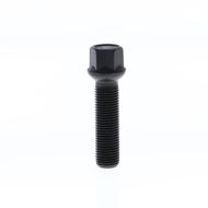 Ball Seat Lug Bolt for wheel spacers M14x1.50x50 SW17 with Black Galvanisation
