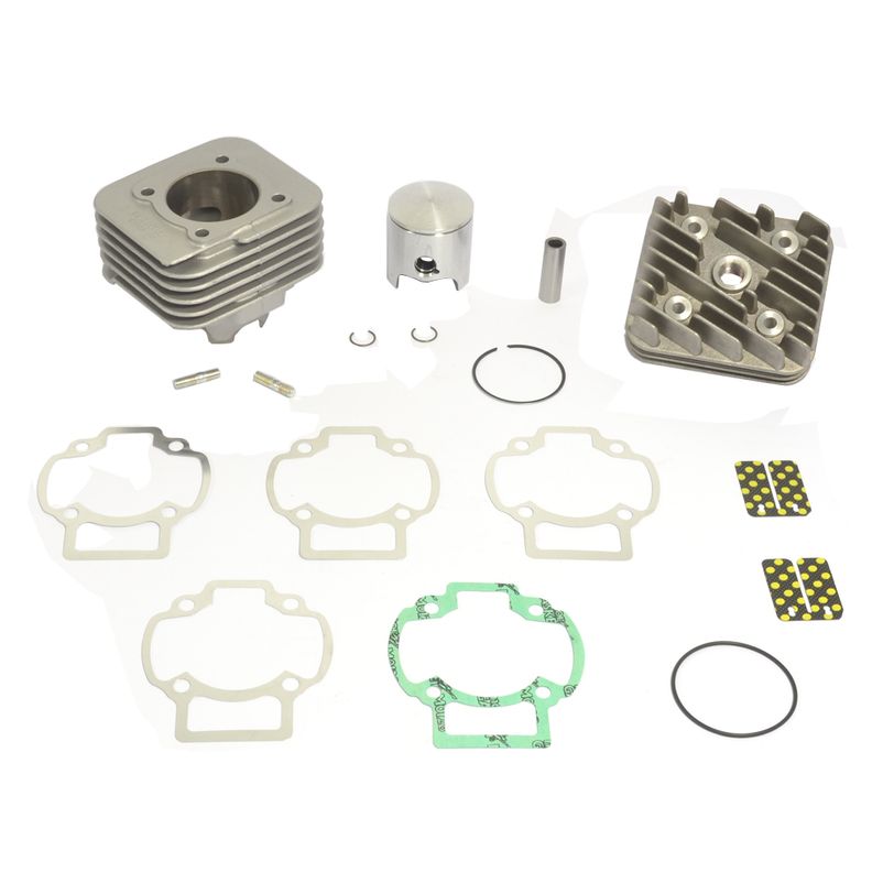 Big Bore Cylinder Kit With Head Ø 47,6 mm, 70 cc, Pin Ø 12 mm, Domed Head Piston