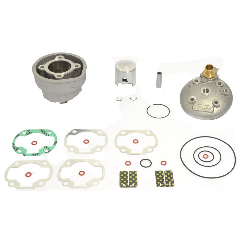 Big Bore Cylinder Kit With Head Ø 47,6 mm, 70 cc, Pin Ø 12 mm, Domed Head Piston