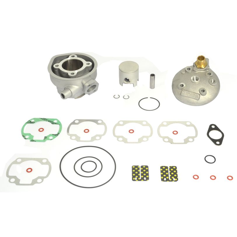 Big Bore Cylinder Kit With Head Ø 47,6 mm, 70 cc, Pin Ø 12 mm, Flat Head Piston