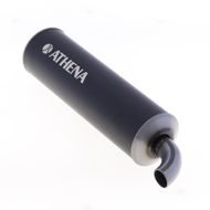 Black Aluminum Silencer ø70mm x 250mm