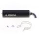 Black Aluminum Silencer ø70mm x 250mm