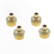 Brass drain cock kit with hand screw system G 1/4" - MOD.15A.A