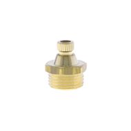 Brass drain cock with hand screw system