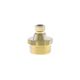 Brass drain cock with hand screw system