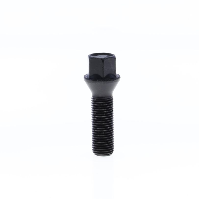 Bullone Conico per Distanziali M14x1,50x40 CH17 con Zincatura Nera