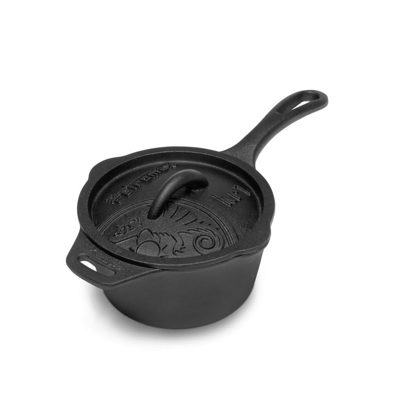 Cast-iron saucepan with lid kr1