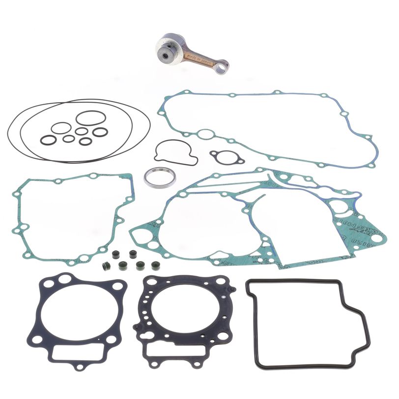 Connecting rod kit with engine gasket kit