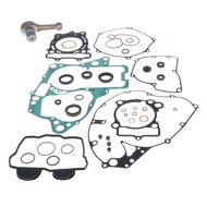 Connecting rod kit with engine gasket kit