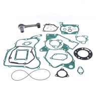 Connecting rod kit with engine gasket kit