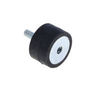Cylindrical vibration dampings with screw bolt one side and threaded hole on the other one