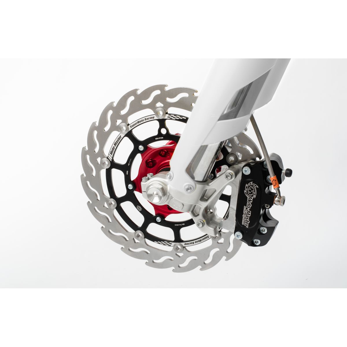 Disco Racing Disco de freno delantero Supermoto Racing Flame para una refrigeración ...