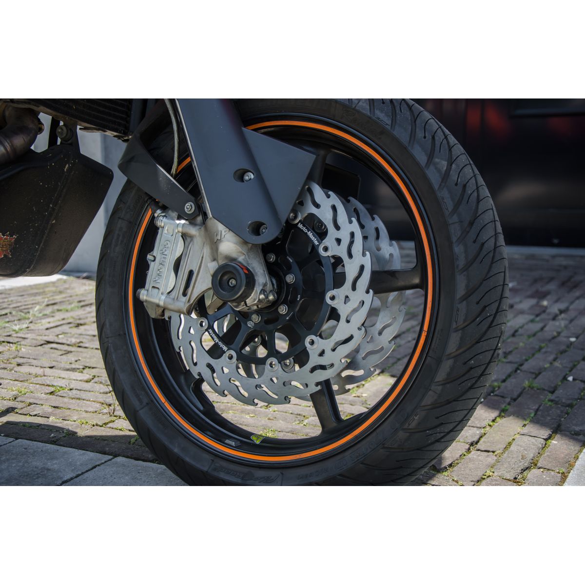 Disco Racing Disco Freno Moto Stradale Racing Flame Floating Anteriore Destro per un ...