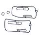 Dual Spray Venturi Jet KEIHIN FCR-MX Carburetor Gasket Kit