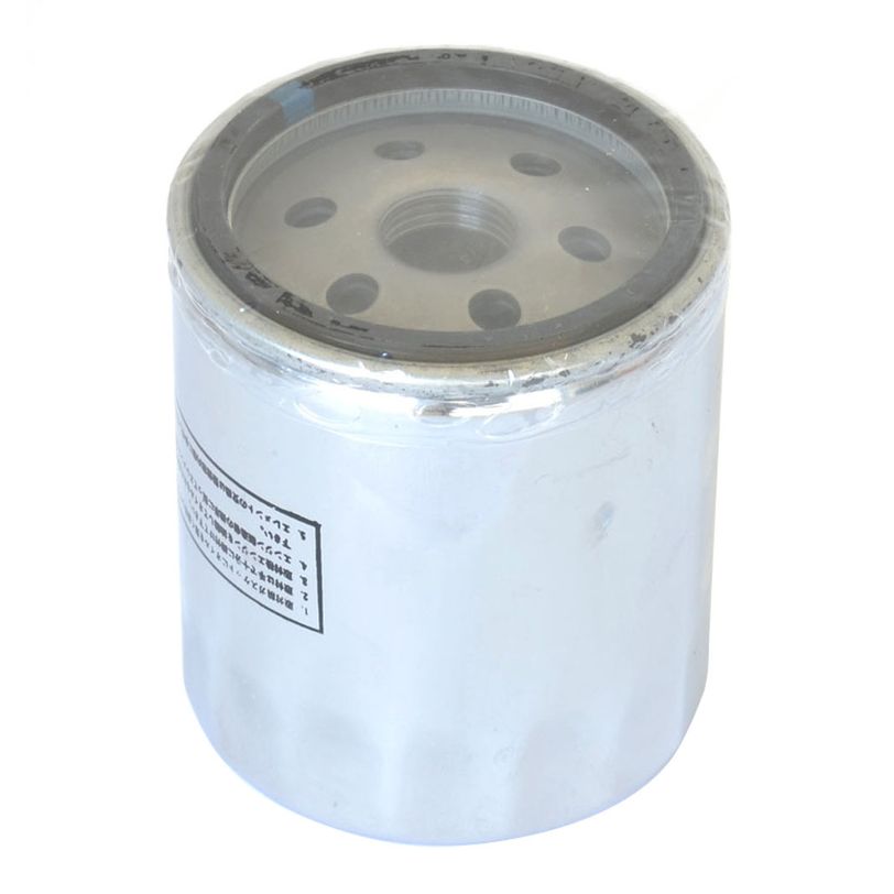 Filtro Olio avvitabile cromato per moto