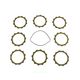 Friction Plates Kit with Clutch Cover Gasket