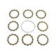 Friction Plates Kit with Clutch Cover Gasket