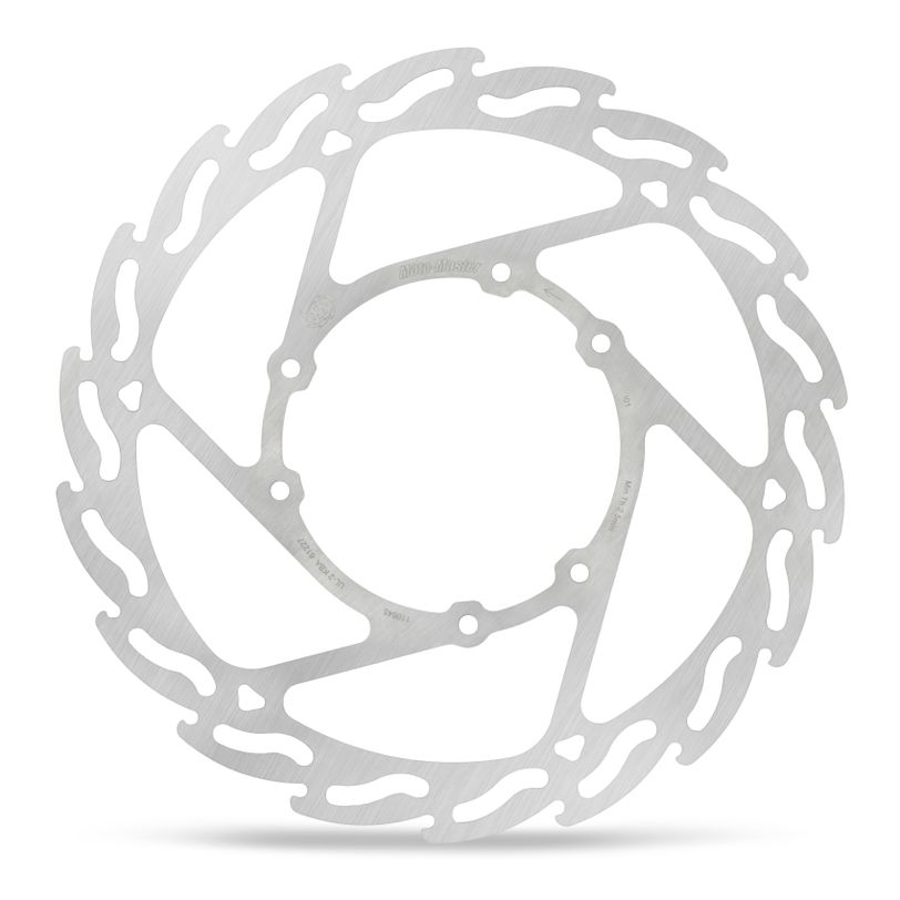 Front Floating Flame Motorcycle Brake Disc 260 mm with Black Aluminum