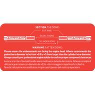 Guarnizione Testata Racing Cut Ring spessore 2 mm Ø 86,5 mm