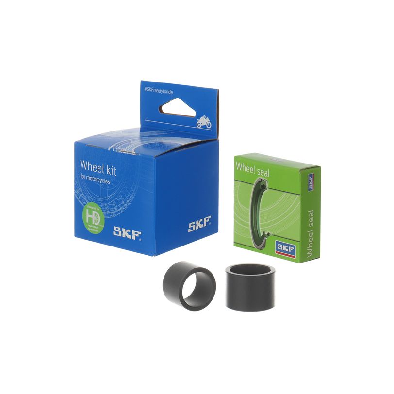 Hd Skf Wheel Seals Kit Front with Spacers - Honda