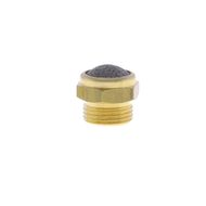Hex head silencer made of brass with stainless steel wire filter