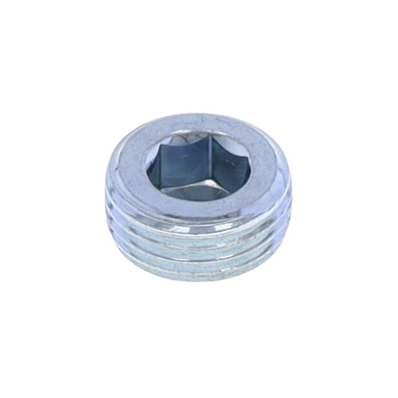 Hexagon socket pipe plug with conical thread DIN 906 made of zinc plated steel