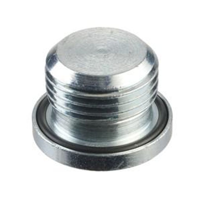 Hexagon socket screw plug with OR made of zinc plated steel