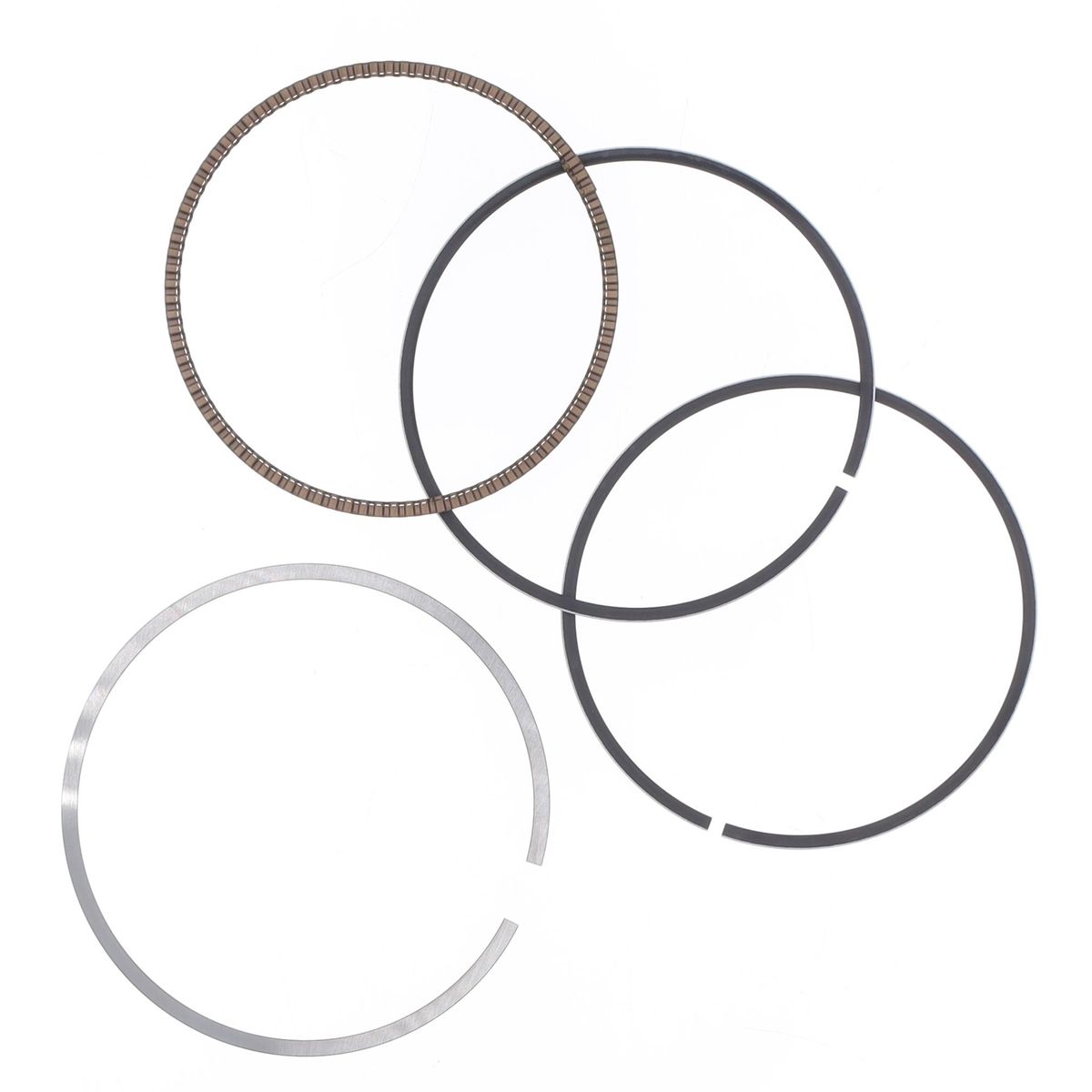 sourcing map Set di 2 anelli per pistone, 33 mm x 1,5 mm, anelli per pistone di dimensioni standard, adatti per parti di ricambio per motosega