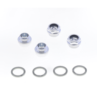 LEVELTECH aluminum and glass level sight window kit for high temperatures with reduced hexagon key G 3/8" - MOD. TL.GA