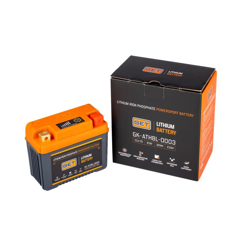 Lithium Battery for dirt bikes 2,5 Ah - 175 A CCA