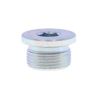 Magnetic drain plug with neodymium magnet and FKM OR for high temperature applications G 1/2" - MOD.36N.H