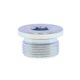 Magnetic drain plug with neodymium magnet and FKM OR for high temperature applications