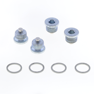 Magnetic screw plug with hexagon socket made of zinc plated steel with neodymium magnet G 1/2" - MOD.36B.Z