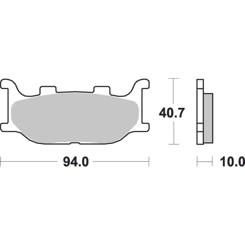 Maxi Scooter Sintered Brake Pads