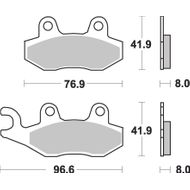 Maxi Scooter Sintered Brake Pads