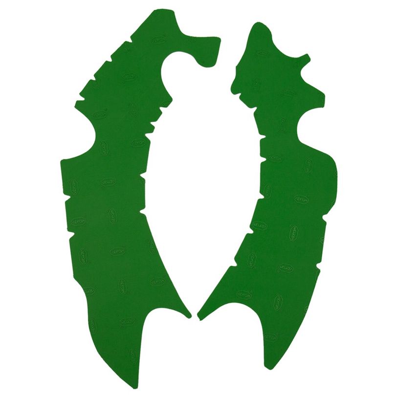 Off-Road Rubber Frame Pads Green