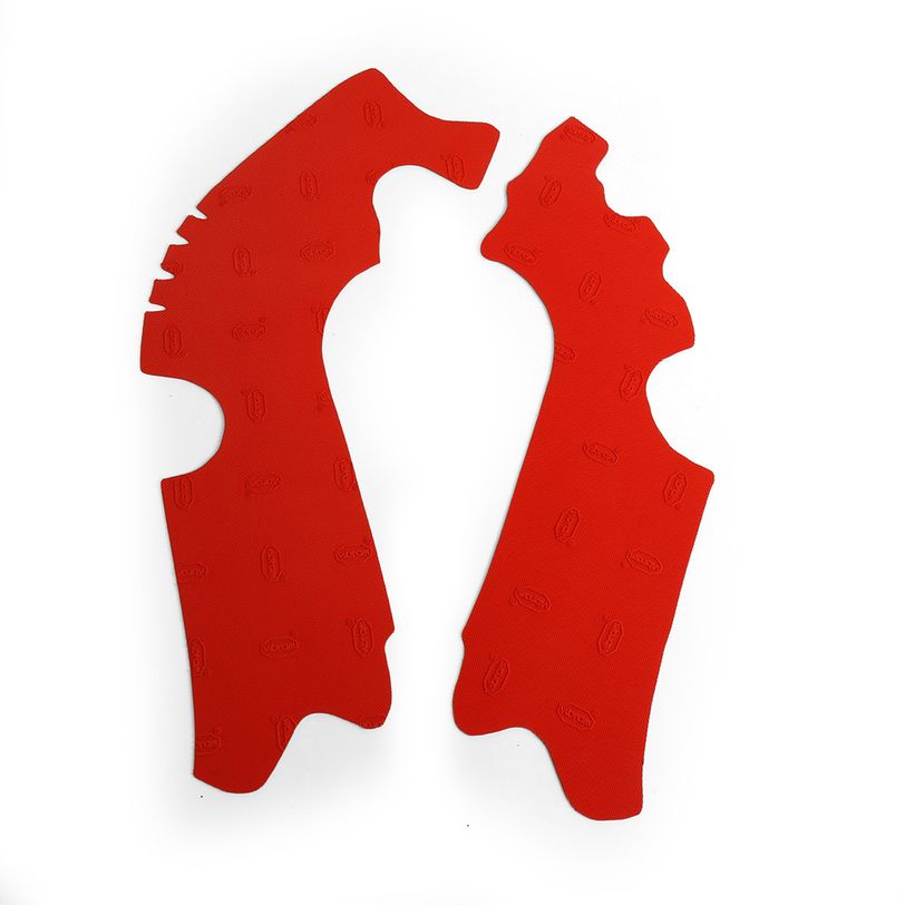 Off-Road Rubber Frame Pads Red