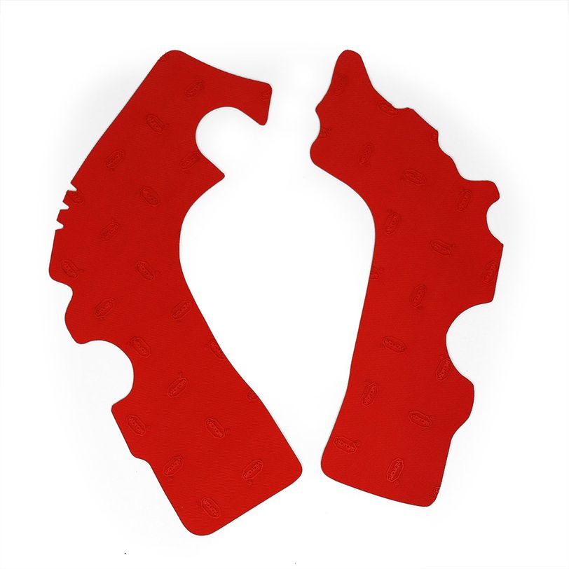 Off-Road Rubber Frame Pads Red