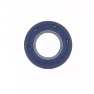 Oil Seal with Rubber Exterior 10x18x4 mm in NBR with one Seal-lip and Spring