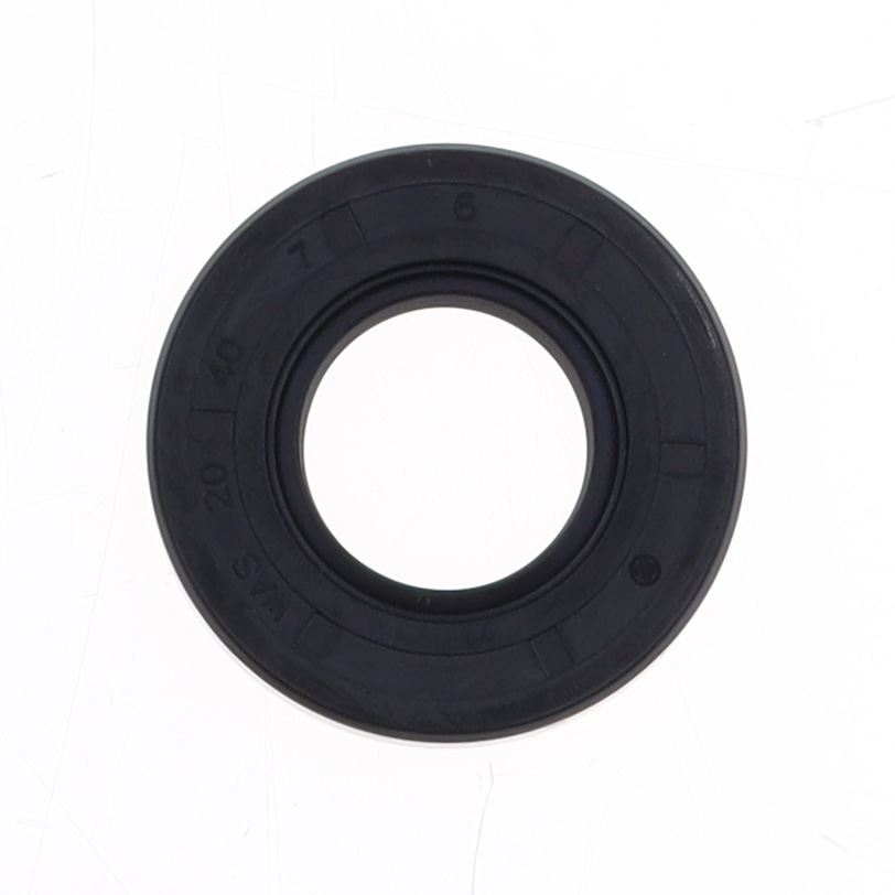 Oil Seal with Rubber Exterior 20x40x7 mm in NBR with one Seal-lip and one Dust Lip