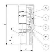 Overpressure valves