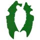 Paratelaio in gomma per Off-Road Verde