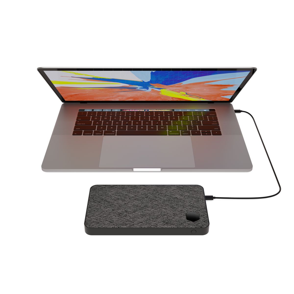 Power Bank Boompods Powerboom20 Da 20000mAh, Caricabatterie Portatile Con Display LED. Ricarica Rapida 20W USB-C PD/QC3.0, 2 Porte, Compatto E Leggero (95g). Per Smartphone E Tablet.