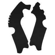 Rubber Vibram Frame Protectors Black Honda