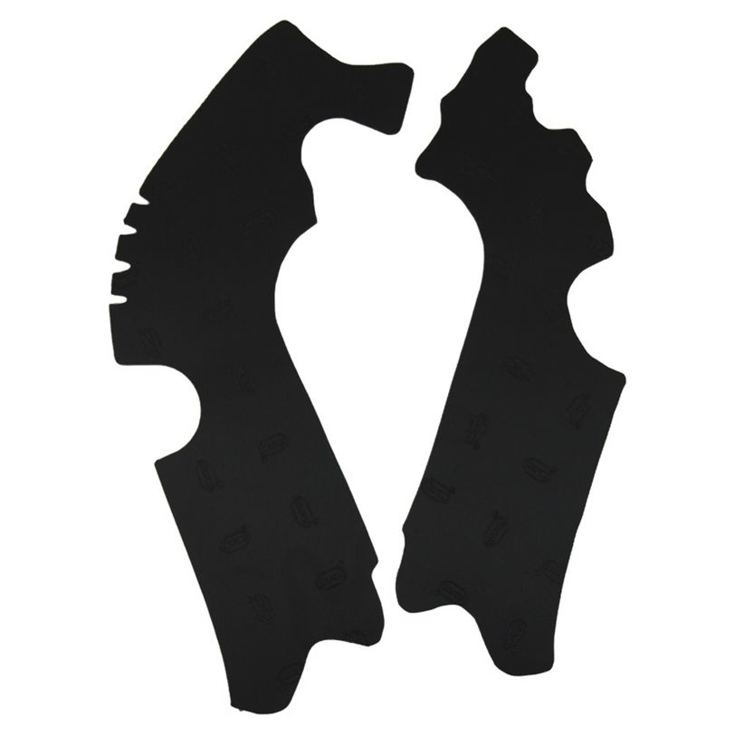 Rubber Vibram Frame Protectors Black Honda