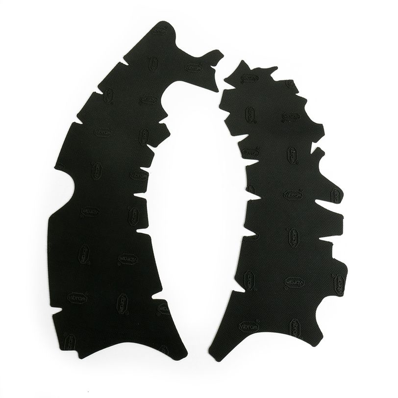 Rubber Vibram Frame Protectors Black Kawasaki