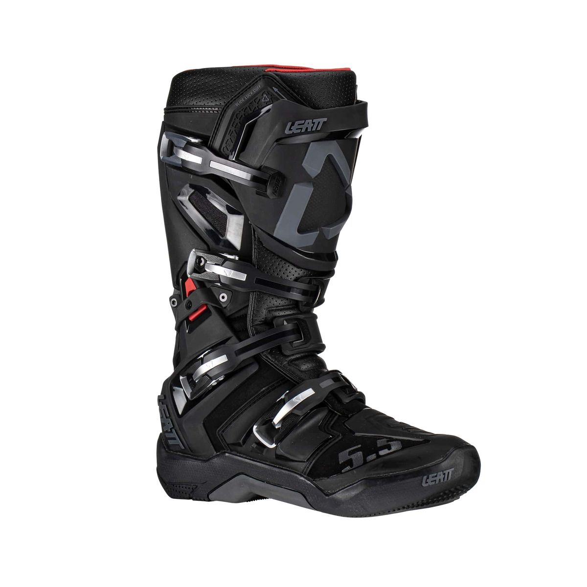 Safe and comfortable 5.5 Motocross Boots with ventilated mesh lining
